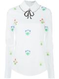 embroidered 'Zucca' shirt