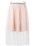embellished tulle skirt