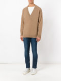 low v-neck jumper