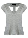 v-neck blouse