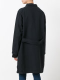 shawl lapel midi coat