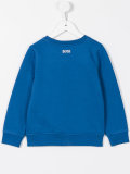 logo embroidered sweatshirt
