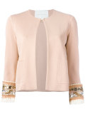 embellished sleeve jacket