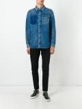 Rockstud denim shirt
