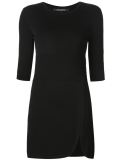 ribbed fitted sweater dress