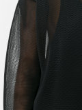 perforated long sleeve top