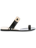 chain detail sandals