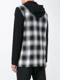 'Combo' zipped hoodie
