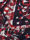 butterfly print scarf
