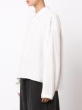 'Draughtsman' draped shirt