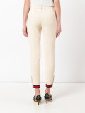 Web zipped cuff trousers