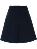 A-line buttoned shorts