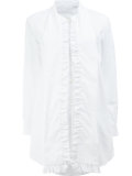 ruffled trim shirt 