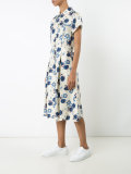 floral print buttoned dress