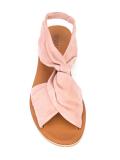 crossover front flat sandals