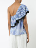single shoulder blouse