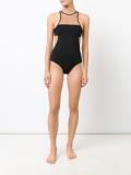 mesh panelled swimsuit