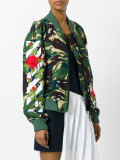 camouflage bomber jacket