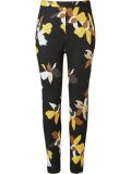 printed cropped trousers