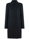 tweed panel coat