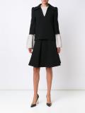 front pleat skirt