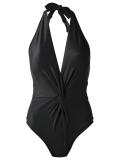 halterneck swimsuit