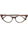 cat eye frame glasses