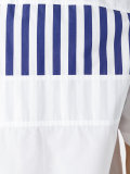 striped panel shirt