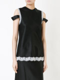 lace trim tank top