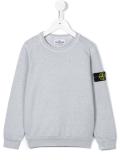 logo arm patch sweatshirt