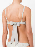 jacquard flower bikini top