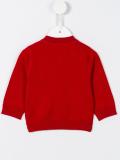 check trim cardigan