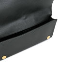 ruffled trim clutch bag 