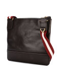 striped strap messenger bag 