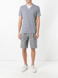 pleated detail shorts