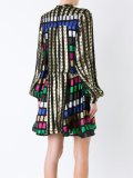mosaic detail dress