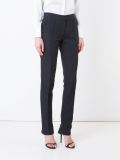 zip detail trousers
