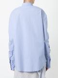 ruffled sleeves shirt
