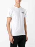 embroidered text T-shirt