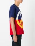 peace print T-shirt