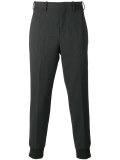 gathered ankle tailored trousers