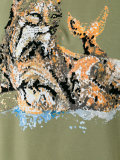 tiger print T-shirt 