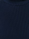 structured shoulder knitted dress