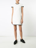 piped trim dress