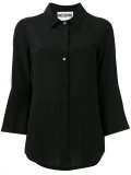fluted sleeve blouse