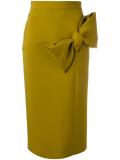 bow detail pencil skirt 