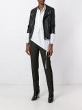 high-rise tailored trousers