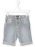 Stripped Bermuda shorts