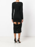 back cut out dress