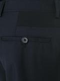 tailored straight fit trousers